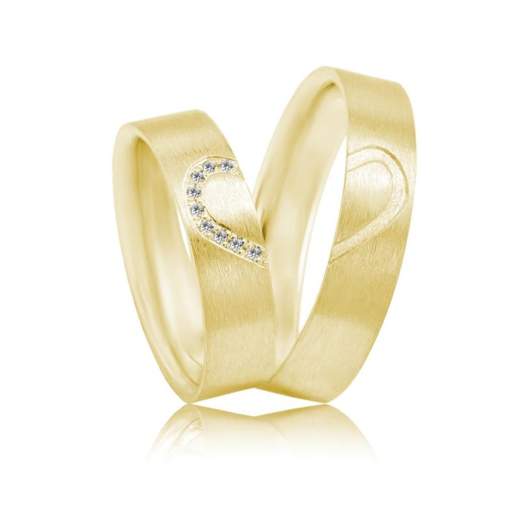 Eheringe aus Gelbgold 23485