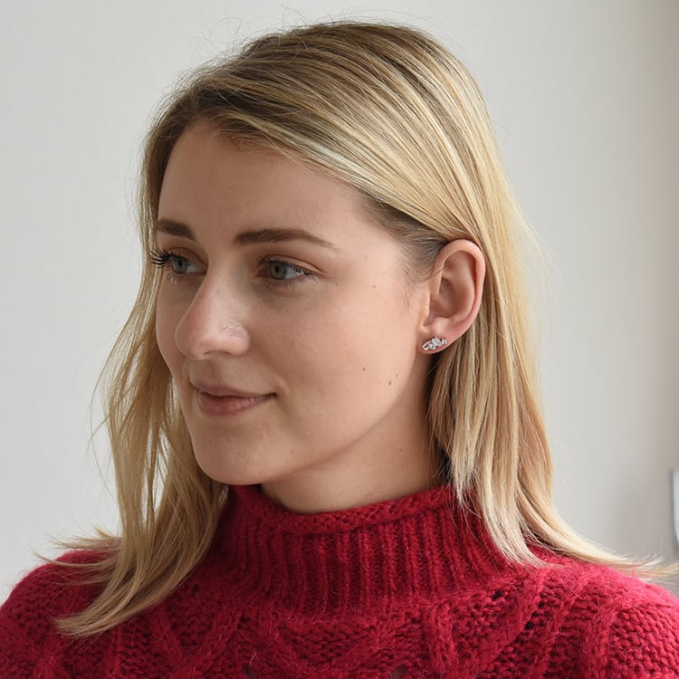 Schmuckset in Silber mit Topas, Rosenquarz und Mondstein Moby 72661