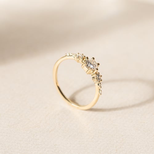 Verlobungsring mit Lab Grown Diamanten Willa