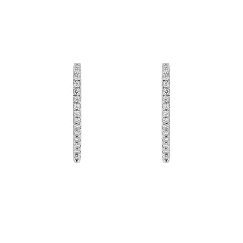 Ohrringe in Herzform mit Lab Grown Diamanten Leia