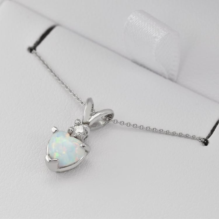 Opalherz im Anhänger 27240