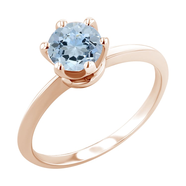 Verlobungsring mit einem Aquamarin Tila 124964
