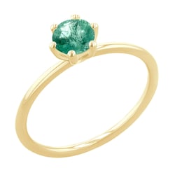 Verlobungsring mit Smaragd Birdie