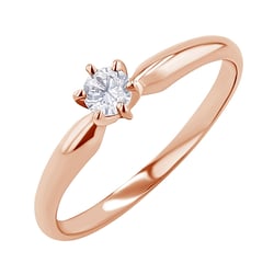 Verlobungsring mit Diamant Delzi