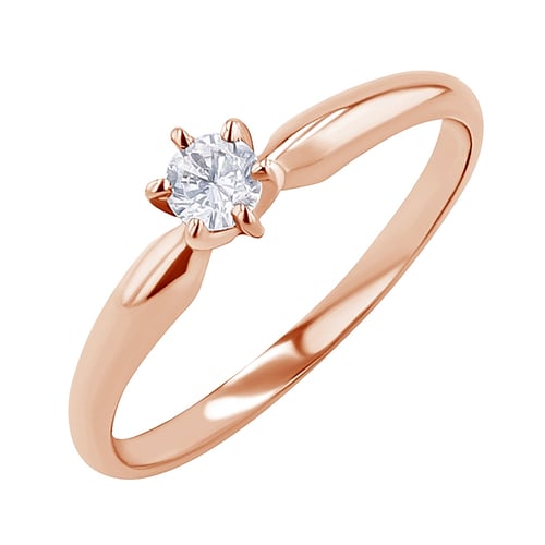 Verlobungsring mit Diamant Delzi