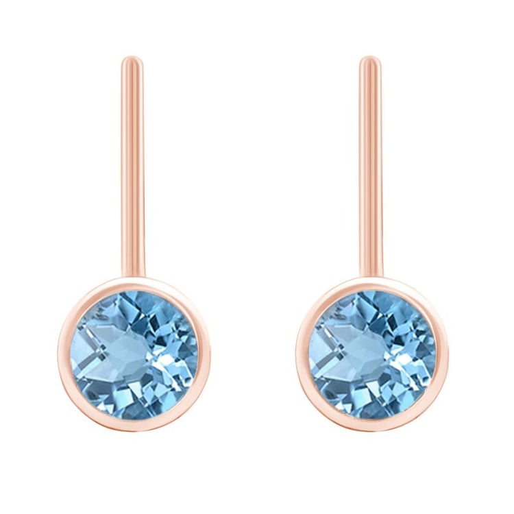 Ohrringe mit Topasen 43570