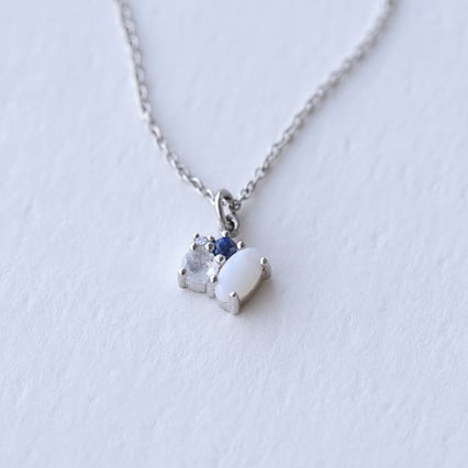 Einzigartige Cluster-Anhänger aus Gold Cosette