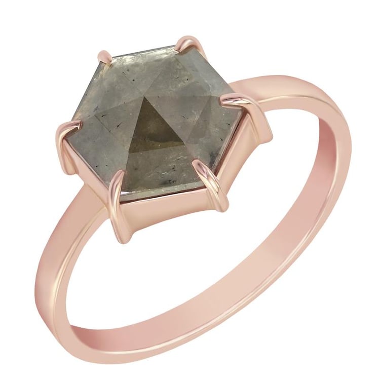 Ring mit Salt and Pepper Diamant Libertad