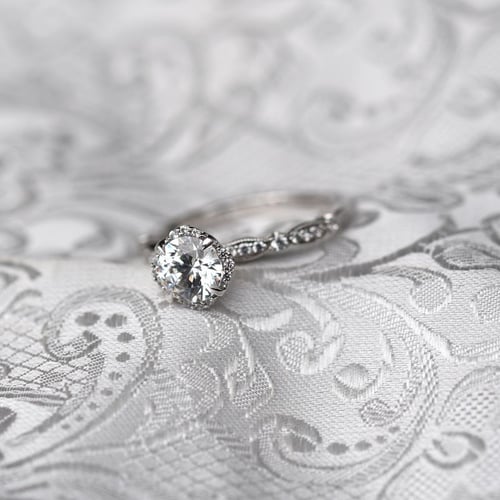 Verlobungsring mit Diamanten Itzel
