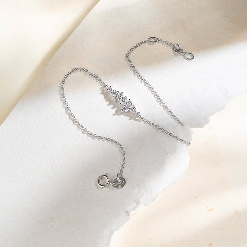 Minimalistisches cluster Armband mit Lab Grown Diamanten Lucy