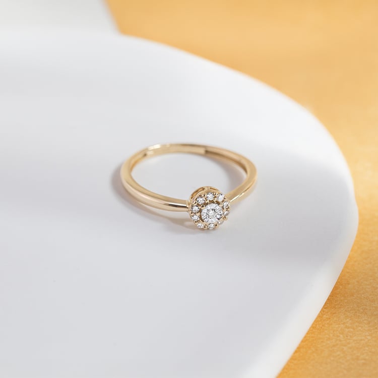 Verlobungsring voller Lab Grown Diamanten Arline 149197