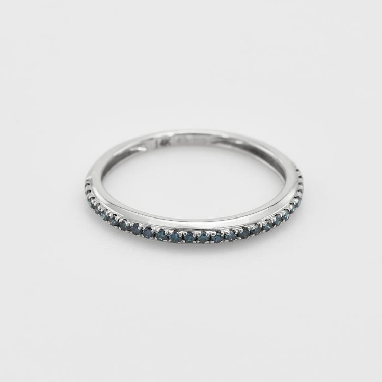 Memoire-Ring in Gold mit blauen Diamanten Oana 32121