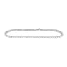Elegantes silbernes Tennis Armband mit Diamanten Laurel