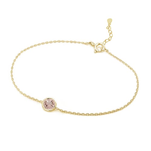 Silbernes Armband mit Morganit Arleth