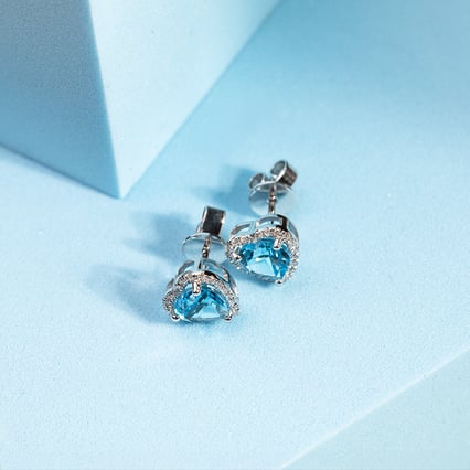 Topasohrringe aus Gold Iveri