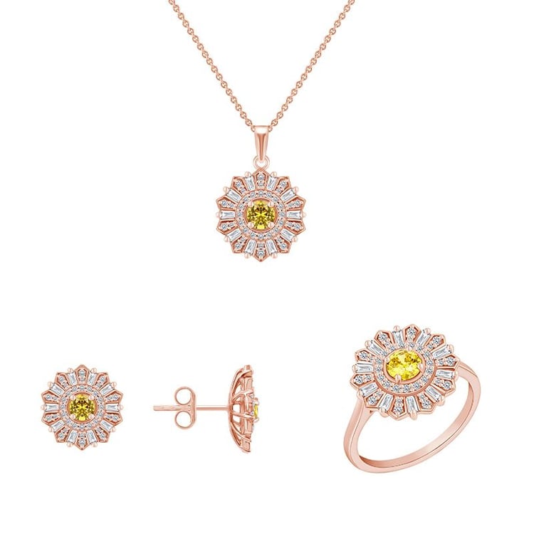 Schmuckset voller Diamanten 94520