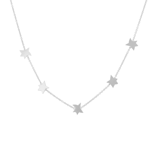 Silberne Kette mit Sternen Der Kleine Prinz