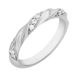 Twist-Ring mit Lab Grown Diamanten Burnett