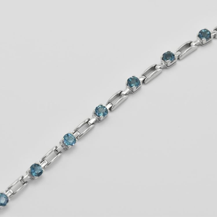 Elegantes Silberarmband mit Topasen Jalysse 31466