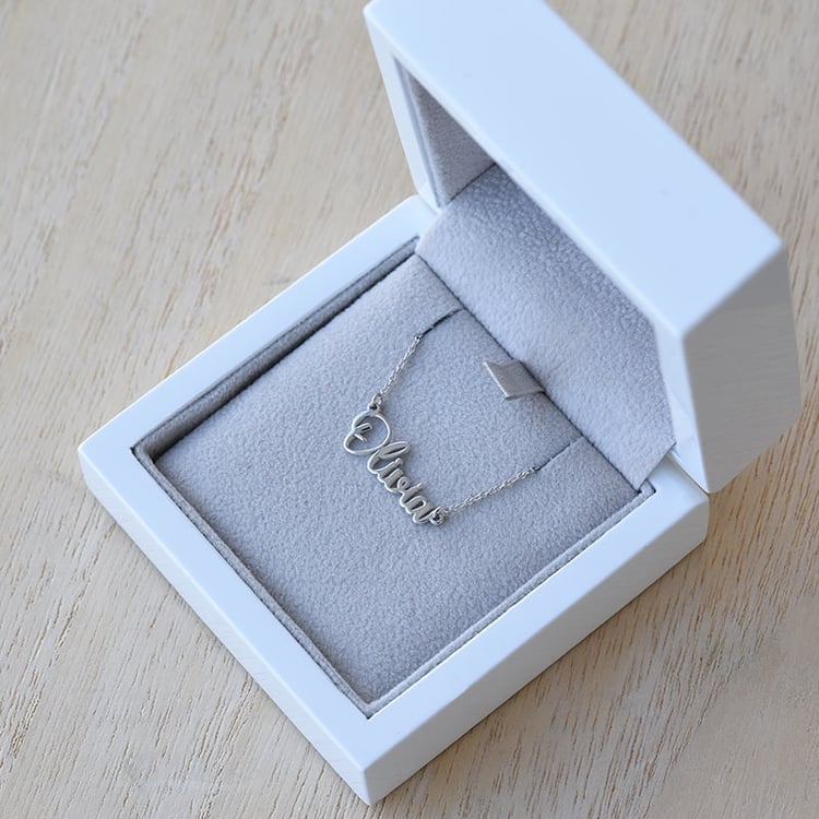 Goldene Namenskette mit Gravur Ihrer Wahl Amael 67510