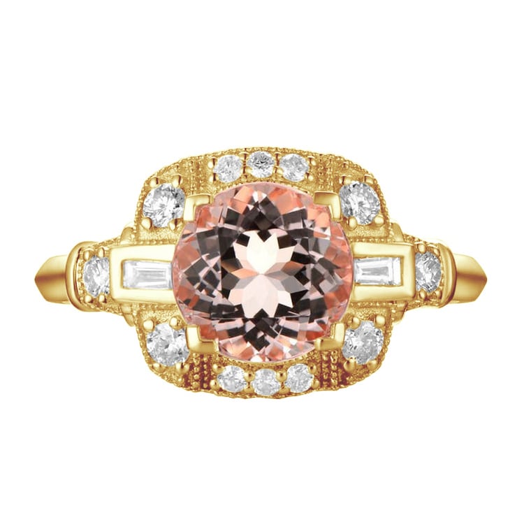 Goldring mit 2.35ct Morganit und Diamanten Esmera 87238