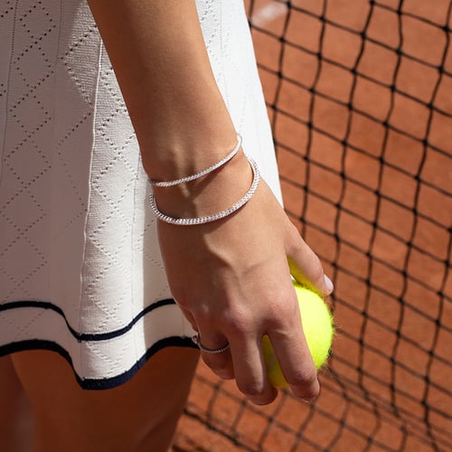 Goldenes Flexi Armband mit Lab Grown Diamanten Roberts