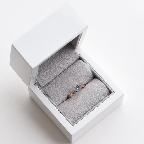 Verlobungsring mit Aquamarin Iravan