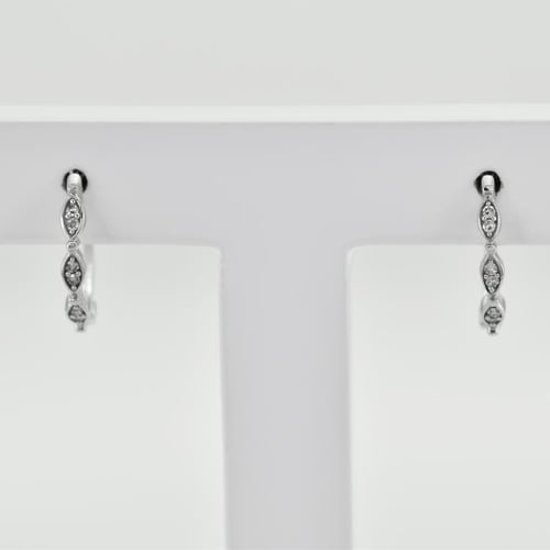 Creolen mit Lab Grown Diamanten Wontisa