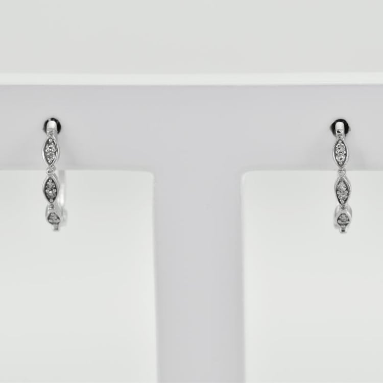 Creolen mit Lab Grown Diamanten Wontisa 112818