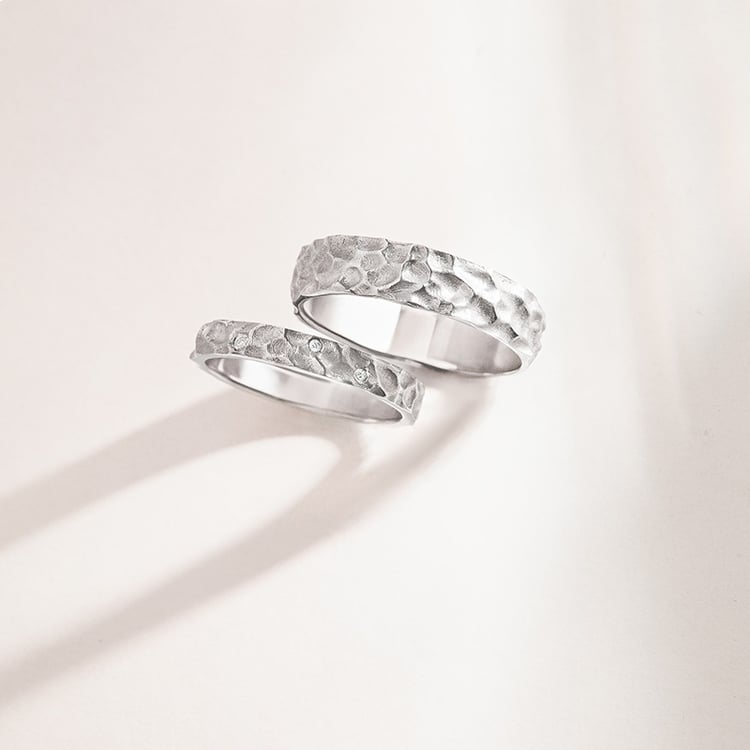 Eheringe mit atypischer Oberfläche Marry 155658