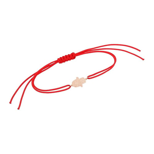 String Armband mit dem Symbol Hamsa