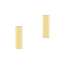 Minimalistische längliche Ohrstecker aus Gold Bar