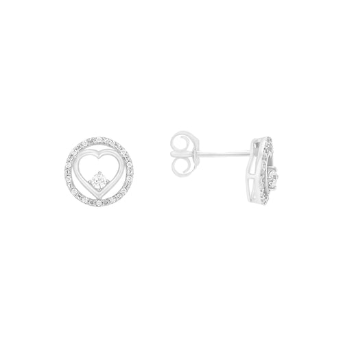Romantische Ohrringe mit Diamanten Sofya