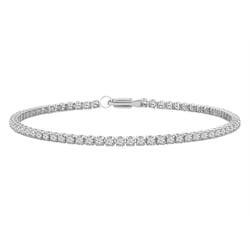 Goldenes Tennisarmband mit Lab Grown Diamanten Shimayra