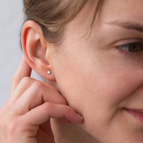 Ohrringe 2in1 mit Diamanten Annabel