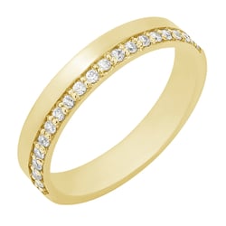 Goldener Eternity-Ring mit lab grown Diamanten Heavana