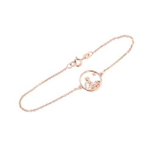 Armband mit einem geschnitzten Anhänger mit der Figur des Kleinen Prinzen