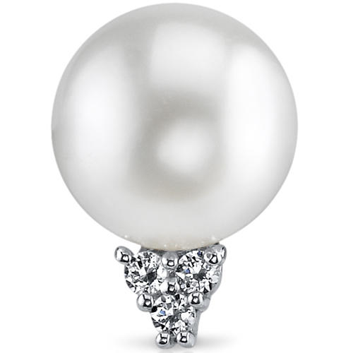 Zirkonia und Perle Ohrringe 4933