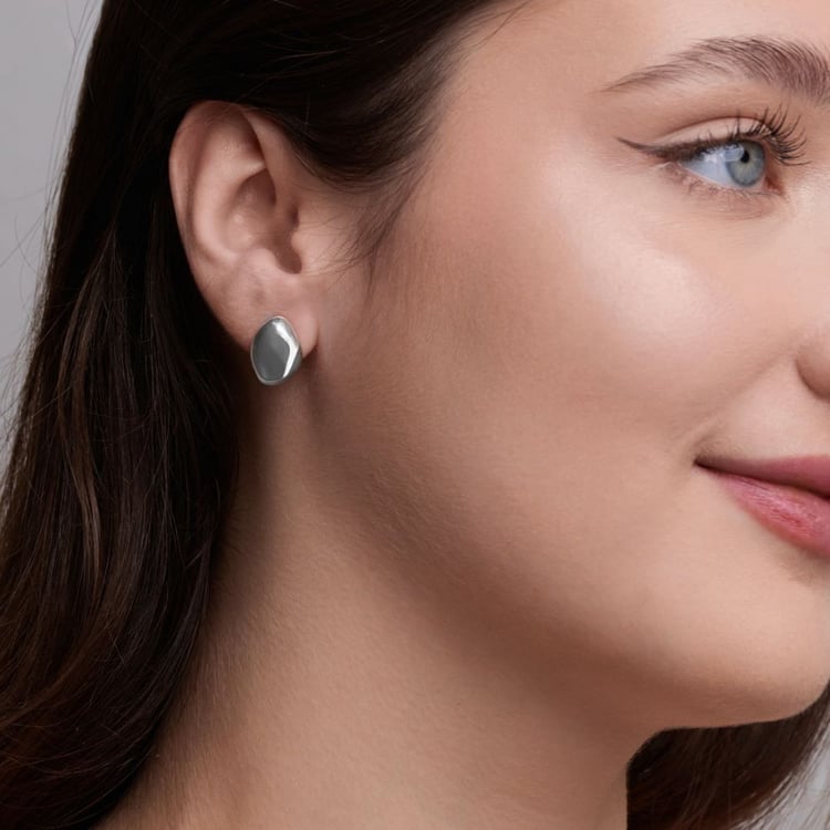 Silberne Ohrringe 164036