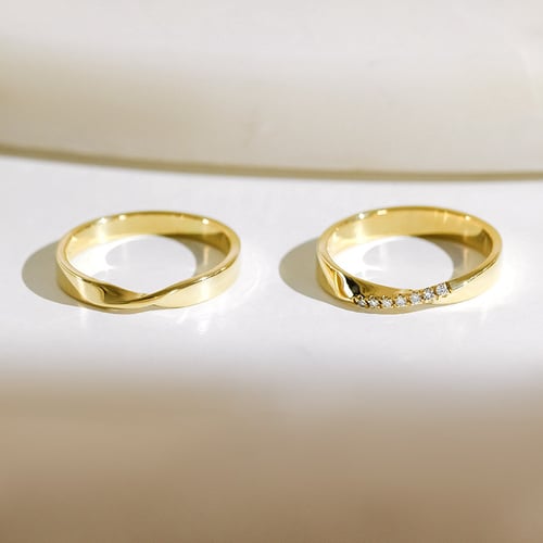 Raffinierter Ring mit lab Grown Diamanten Lasha