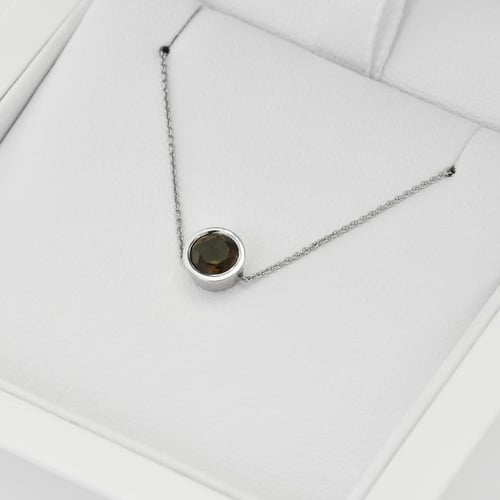 Armband aus Platin mit Rauchquarz Arleth