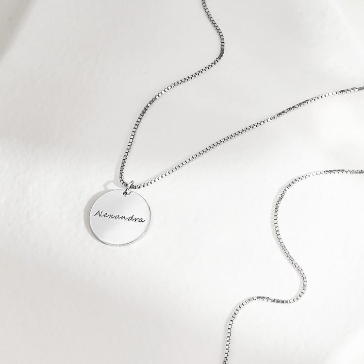 Goldener Anhänger mit beidseitiger Gravur Leasy 156853