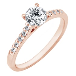 Verlobungsring und Diamanten Vea