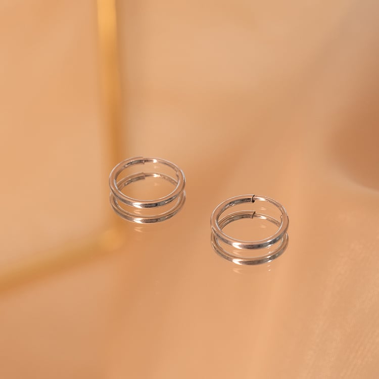 Silberne Creolen Seffora 99137