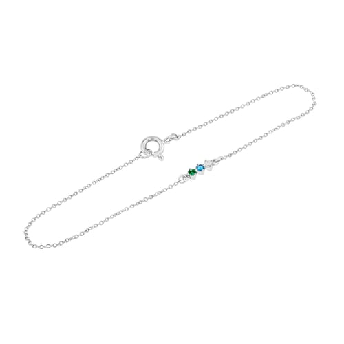 Minimalistisches Armband mit Edelsteinen Ihrer Wahl Joe