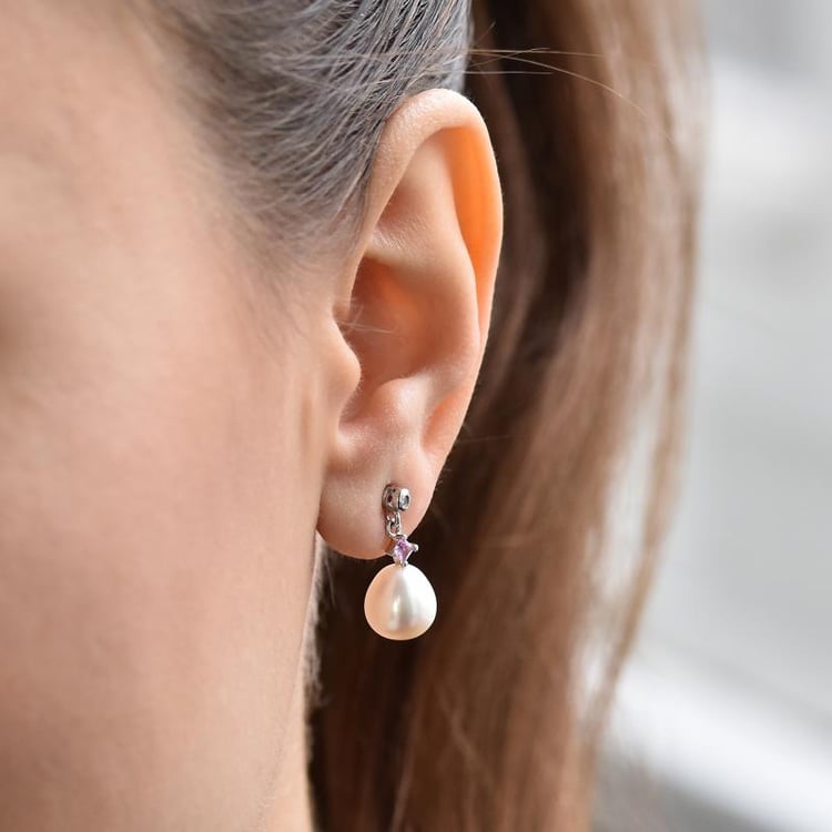 Ohrringe mit Perlen 7841