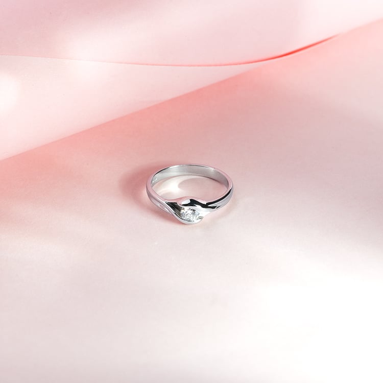 Verlobunsring mit Moissanit Aliena 150427