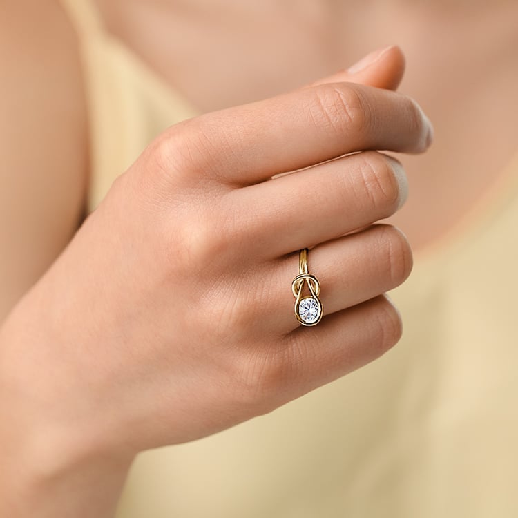 Verlobungsring mit Moissanit Cearah 156294