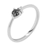 Zarter Ring mit Salt and Pepper Diamant Marine