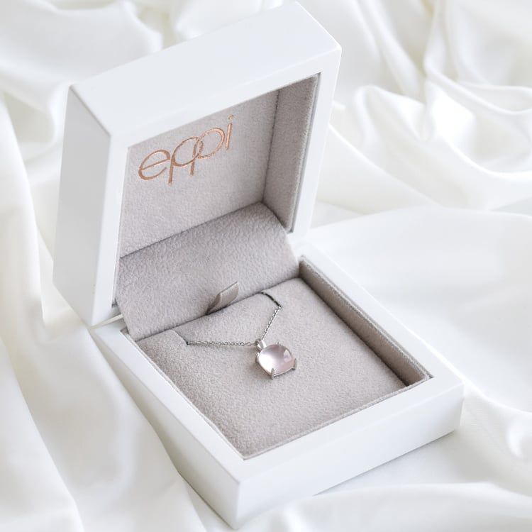 Goldener Anhänger mit Rosenquartz Bayani 81363